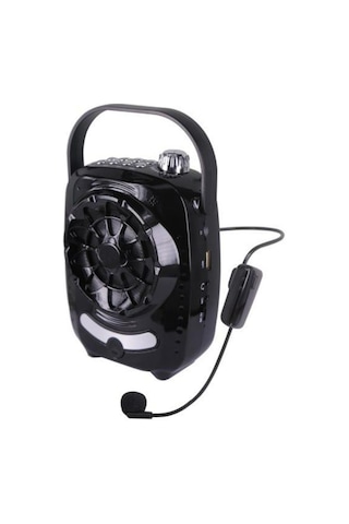 Luxury, Kafa Mikrofonlu Mini Rehber Anfisi, Kablolu Kafa Mikrofonlu Bluetooth Hoparlör, Usb Li Müzik Çalar