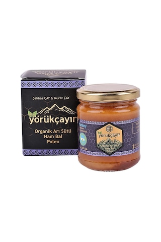 Yörükçayır Organik Arı Sütü Ham Bal Polen 240 G