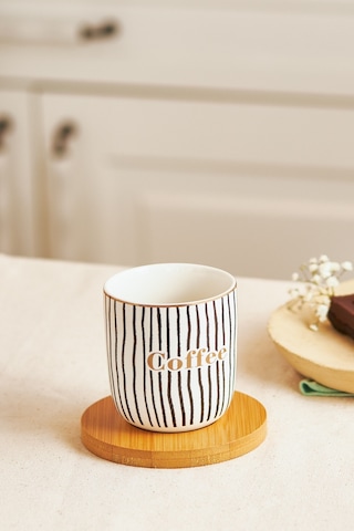 Emsan Tinycoffe 2 Parça New Bone Kupa Seti 200 Ml Siyah