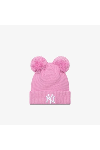 New Era Child Double Pom Neyyan Fpk Çocuk Pembe Şapka Düz 60565308 Pembe