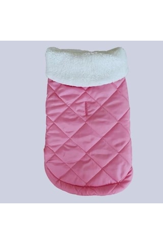 Gedyco Pink Kapitone İçi Polarlı Küçük Irk Köpek Yeleği