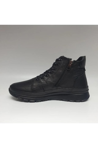 Marcomen 16184 Ortopedik Yumuşak Deri Erkek Bot Siyah