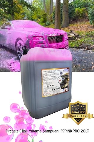 Abrias Fırçasız Cilalı Yıkama Pemve Köpük Ve Şampuanı Pınkpro 20l