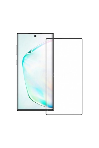 Nettech Samsung Galaxy Note 10 Uyumlu Ön Koruma Polymer Nano Ekran Koruyucu - Siyah