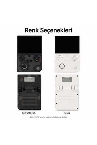 Rg 40xxv Taşınabilir El Oyun Konsolu, 4.0 İnç Ips Ekran, Retro Game Boy Psp Oyun Konsolu