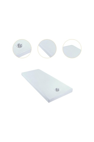 Homyl Masaj Tablo Sayfası Konforlu Kayma Yumuşak Doku Beyaz-60x185cm
