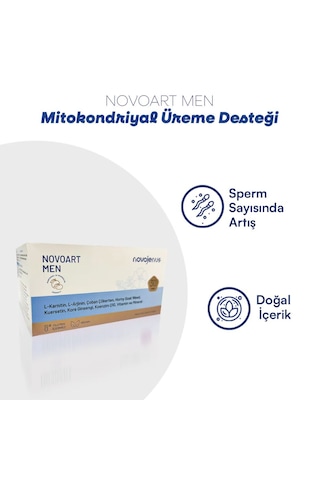 Novoart Men Mitokondriyal Üreme Desteği 30 Saşe