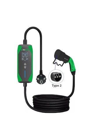 Truwatt 5 Metre 3.5kw Taşınabilir Elektrikli Araç Şarj Aleti