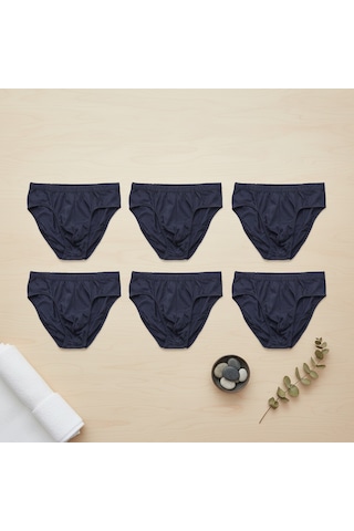 Bonbon Erkek 6'lı Paket Lacivert Renk Slip Bb2785