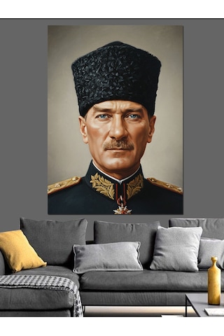 Ahşap Tablo Mustafa Kemal Atatürk İnsan Figürlü Tablolar