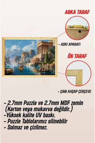 Ahşap Çerçeveli Puzzle - Tablo Hthp - 004 23 X 32 120 Parça