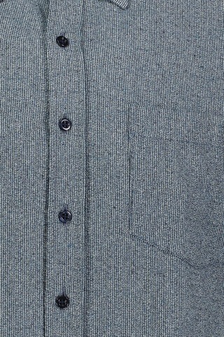 Finesuits Erkek Flanel Gömlek 2422204002.flcdr Mavi