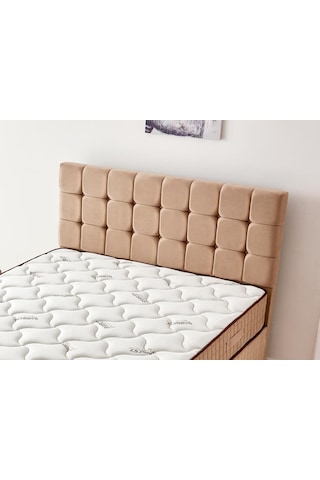 Niron Bamboo Yatak 180x200 Çift Kişilik Doğal Bambu Kumaş Tam Ortopedik Orta Sert Yaylı Yatak