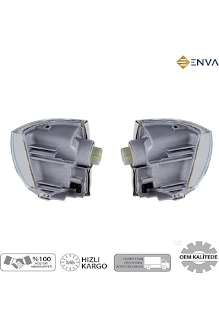 Fiat Tipo Sağ + Sol Ön Taraf Sinyal Lambası Takımı 1990-2000 Duy
