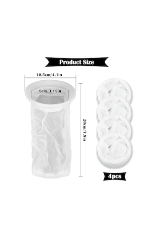 1000 Litrelik Ibc Yağmur Suyu Tankı İçin 4 Adet Naylon Ibc Filtre, Naylon Filtreler