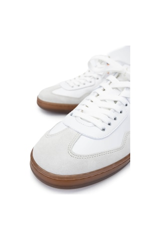Barracuda Erkek Hakiki Deri Beyaz/siyah Sneakers & Spor Ayakkabı 511 Bu3520b Erk Ayk Y25 Marmo/bnc/nero Beyaz - Siyah