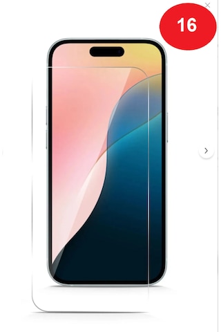 Balerion Apple Uyumlu iPhone 16 Ekran Koruyucu Kırılmaz Cam