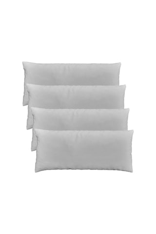 Blanca 4'lü Kırlent Kılıfı İç Yastığı 425 Gr Boncuk Elyaf 35x55 Cm Diğer