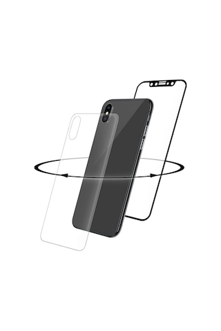 Apple Uyumlu iPhone Xs Max Ön Arka Süper Pet Nano Kırılmaz Ekran Koruyucu
