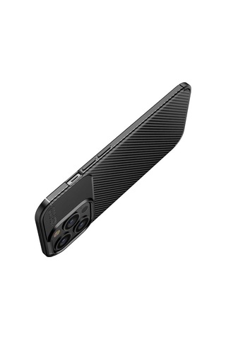 Apple Uyumlu iPhone 13 Pro Kılıf Zore Negro Silikon Kapak-Lacivert