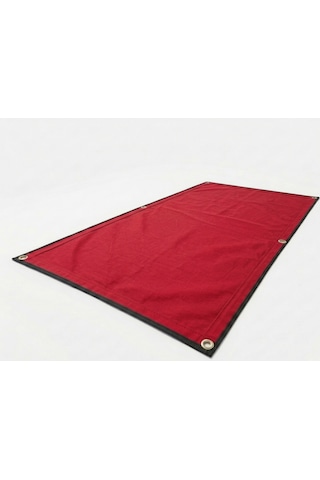 As Kamp Çok Amaçlı Kırmızı Branda & Gölgelik Tente 1.5m X 3m