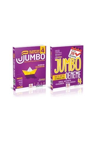 4. Sınıf Jumbo Soru Bankası + Jumbo Deneme / 2 Kitap