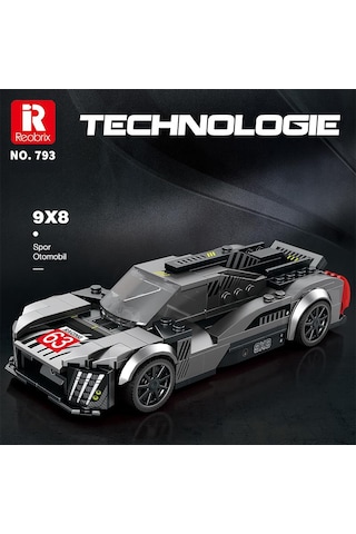 Reobrix Technic 793 Peugeot 9x8 Spor Araba Yaratıcı Yapı Blok Seti Building Blocks - 280 Parça