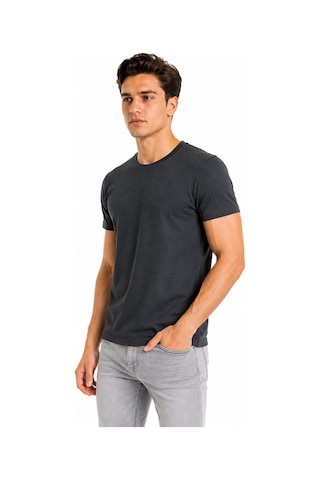 Foterman Erkek Sıfıryaka Regular Kalıp Tişört Bgl-st05573 Füme