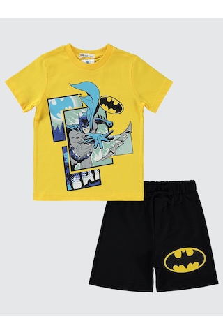 Batman Erkek Çocuk Takım 2-5 Yaş Sarı