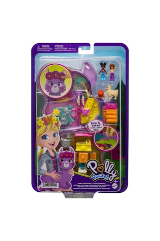 Mattel Polly Pocket Ve Maceraları Micro Oyun Setleri Lama Compact Fry35-hkv33