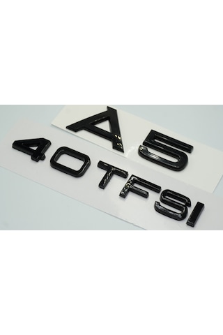 Audi A5 40 Tfsi Parlak Siyah Abs 3m 3d Bagaj Yazı Logo