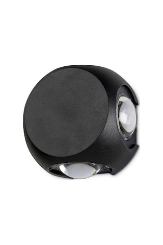 Dekoratif Led Duvar Aplik 4w 360 Lümen Gün Işığı 3200k Ip44 Koruma 1 Adet Bx-316731 Çok Renkli