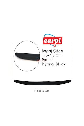Carpi Egea Bagaj Üstü Spoiler 115 Cm Bagaj Çıtası Piano Black