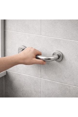 Aqua Bagno Basic Tutunma Barı 30 Cm Paslanmaz Çelik 32 Mm Banyo Engelli Tutamağı Krom
