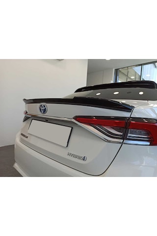 Toyota Corolla Uyumlu 2019 Bagaj Ustü Spoıler B Dızayn Pıano  Black