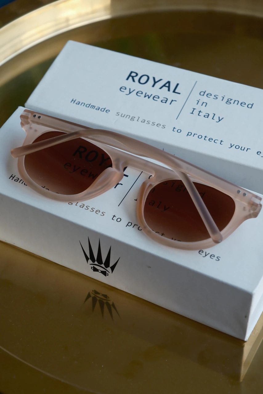 Royal Eyewear Re1107 Rose Güneş Gözlüğü Siyah - Mavi