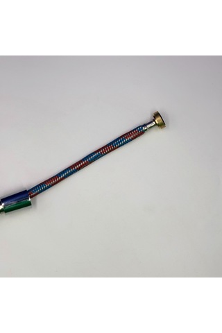 Duş Hortumu Krom 360 Dönen Full Çelik Prinç krom