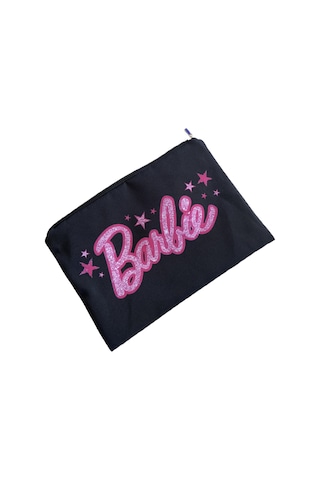 Schulzz Barbie Clutch Çok Amaçlı Makyaj Çantası 15 X 24 Cm Siyah