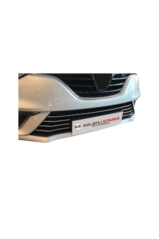 Renault Megane 4 Hb-Sd Ön Tampon Çıtası 7 Prç Krom 2017 ve Sonras