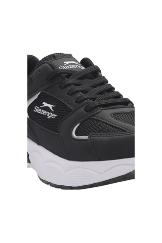 Slazenger Unisex Yazlık Terletmez Kaydırmaz Koku Yapmaz Hafif Full Ortopedik Tarz Yürüyüş Ayakkabısı Siyah