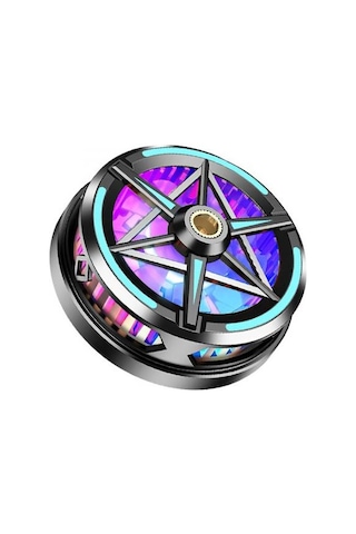 Polham Süper Hızlı Nano Soğutuculu Manyetik Mıknatıslı Telefon Soğutucu Fan, Rgb Işıklı Universal