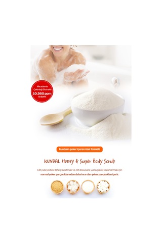 Macadamia Özlü Vücut Peelingi Kundal Macadamia & Sugar Body Scrub 550g Pink Grapefruit