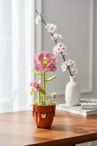 Dostoys Pembe Japon Gülü Botanik Koleksiyonu 315 Parça