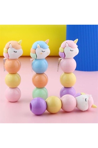 Unicorn Fosforlu 3'lü Kalem Seti Renkli