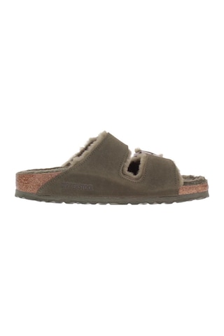 Birkenstock Arizona Vl Fell Laf Kadın Sandalet 1025687 Haki