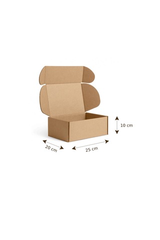 25x20x10 Cm E Dalga E-ticaret Karton Kutu , 25 Adet