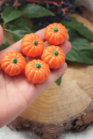 10 Lu Mini Balkabağı Dekor
