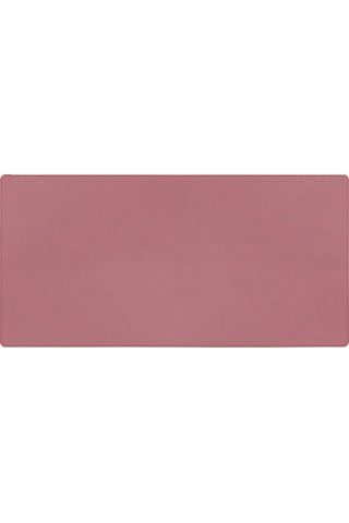 Geeksen Çift Taraflı Mantar Ve Pu Deri Ofis Matı - Su Geçirmez, 60x35cm Pembe