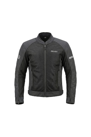 Motoanl Motosiklet Yazlık Mont Full Korumalı Motorcu Mesh Montu Grey