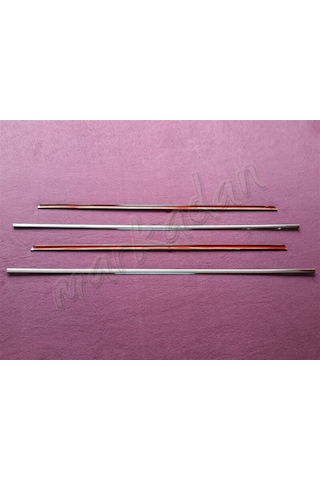 Woc Chrome Mercedes E Klasse W124 Krom Cam Çıtası 1984-1995 4 Par